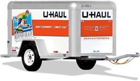 u-haul 4 foot by 8 foot enclosed trailer rental