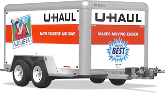 u-haul 6 foot by 12 foot enclosed trailer rental