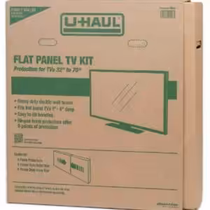 flat panel tv box for moving protection