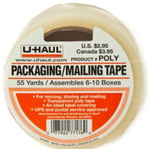 two rolls of packaging and mailing tape