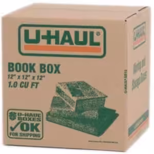 u-haul book box 12 inch by 12 inch by 12 inch