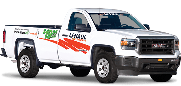 u-haul 8 foot pickup truck rental