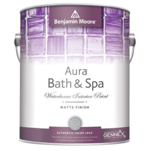 benjamin moore aura bath and spa paint can
