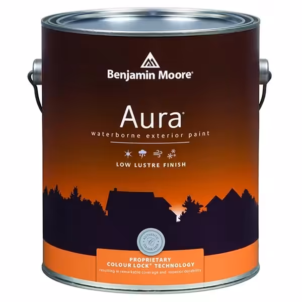 benjamin moore exterior low lustre sheen paint can