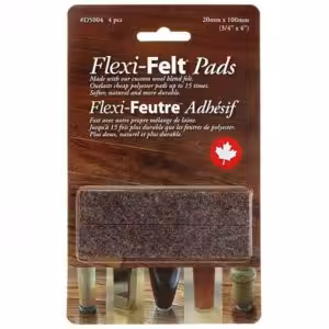 Flexi Felt Dark Pad 3/4" X 4" Disk