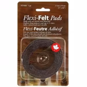 Flexi Felt Dark Pad Strip 1" X 36"