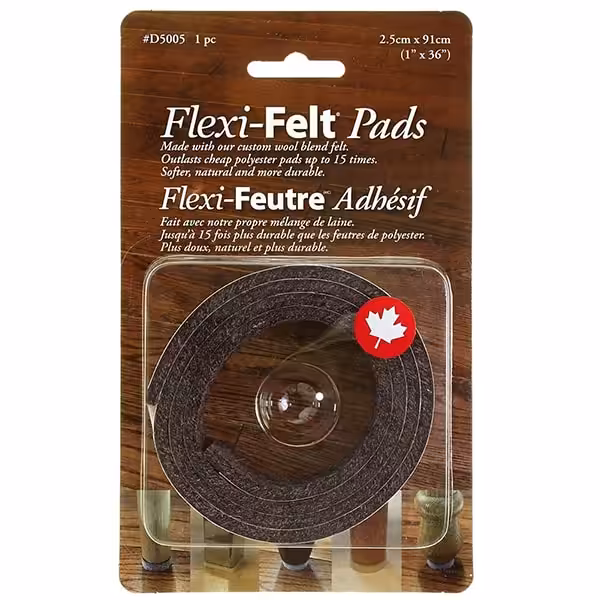 Flexi Felt Dark Pad Strip 1" X 36"