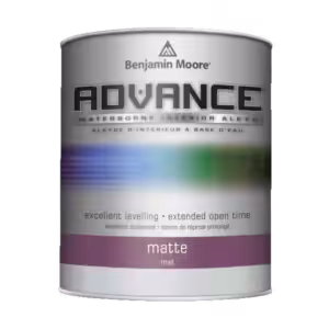 benjamin moore advance matte finish paint can