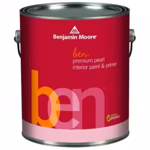 benjamin moore ben interior pearl finish paint can