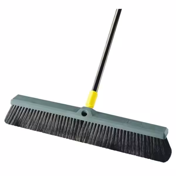 bulldozer push broom