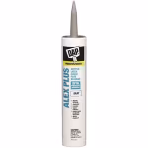 dap alex plus gray acrylic caulking