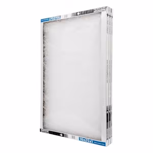duststop electrostic furnace filter 16x25x1 pack of 2