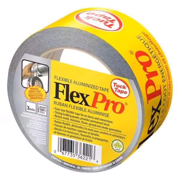 flexpro aluminized duct tape roll