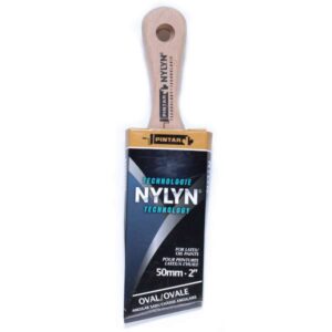 nylin 2" oval sash paint brush with short handle