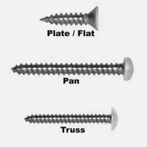 types of screw heads