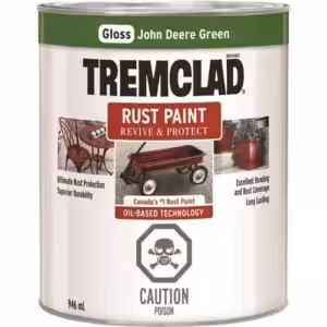 tremclad john deere green quart can