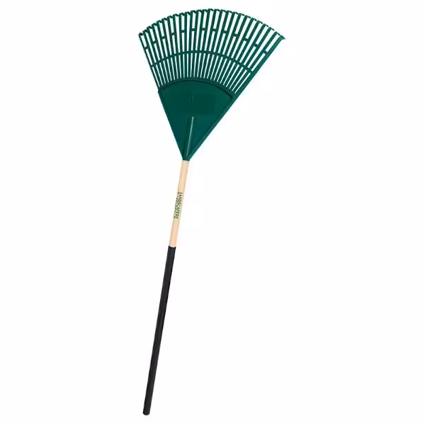 poly tine grass and leaf rake