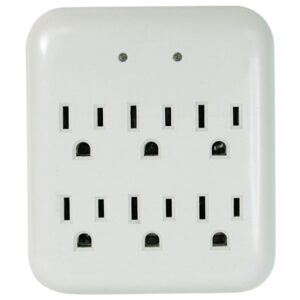 six outlet surge protector