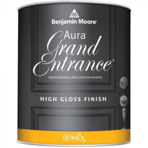 benjamin moore aura grand entrance high gloss paint can