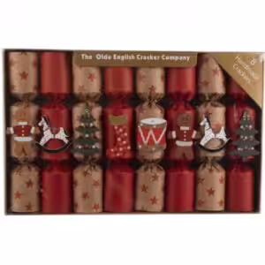 christmas crackers 8 pcs xmas decor with novelty gift