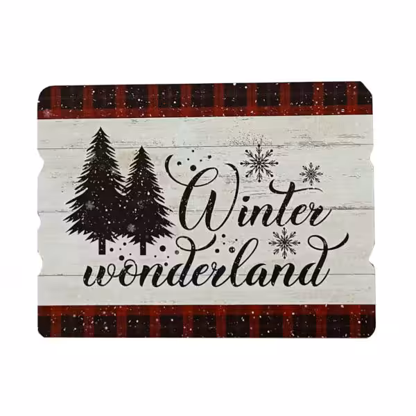 christmas decor winter wonderland 4 led