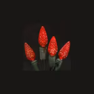outdoor led christmas lights red
