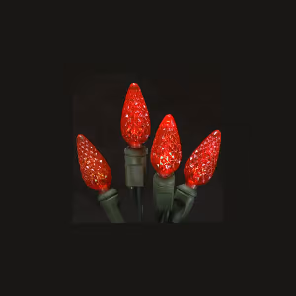 outdoor led christmas lights red