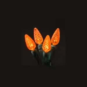 outdoor led christmas lights orange
