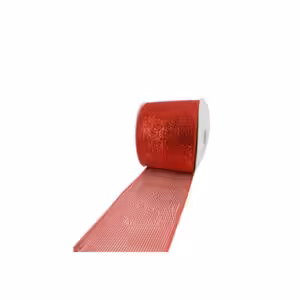 christmas mesh ribbon red sparkle