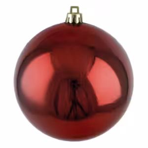 christmas ball shiny cranberry colour