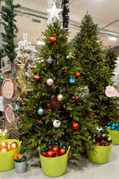 artificial christmas trees