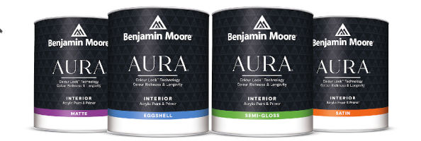 cans of benjamin moore aura paint