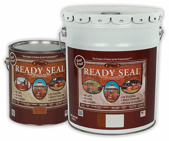 bucket and pail of ready seal