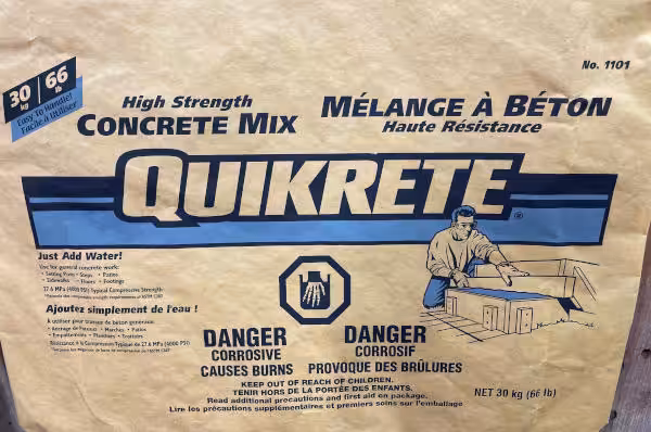 quikrete high strength concrete