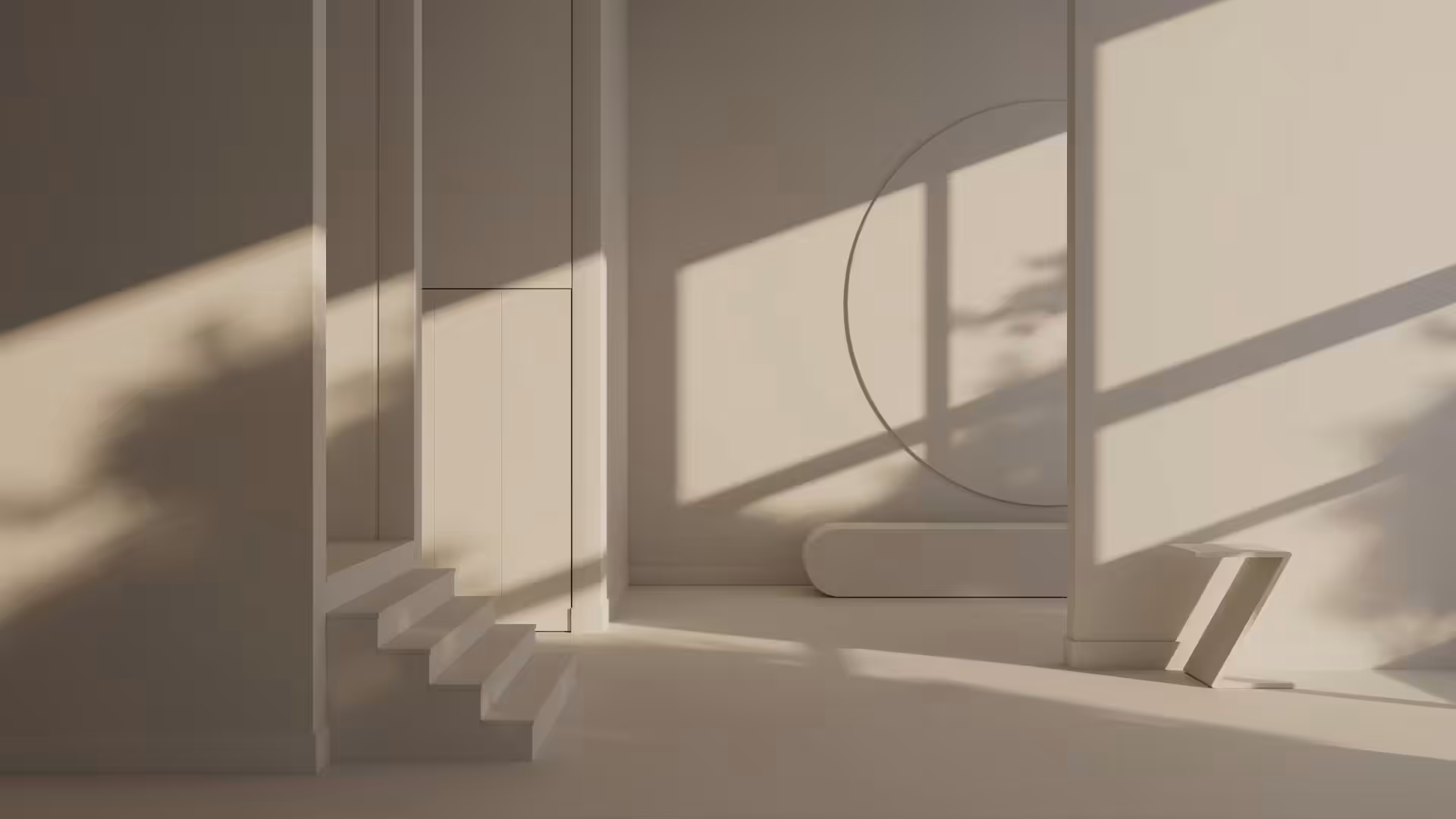 living area painted with benjamin moore colour 'calm' as viewed in afternoon light