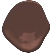 benjamin moore pine cone brown colour paint dollop