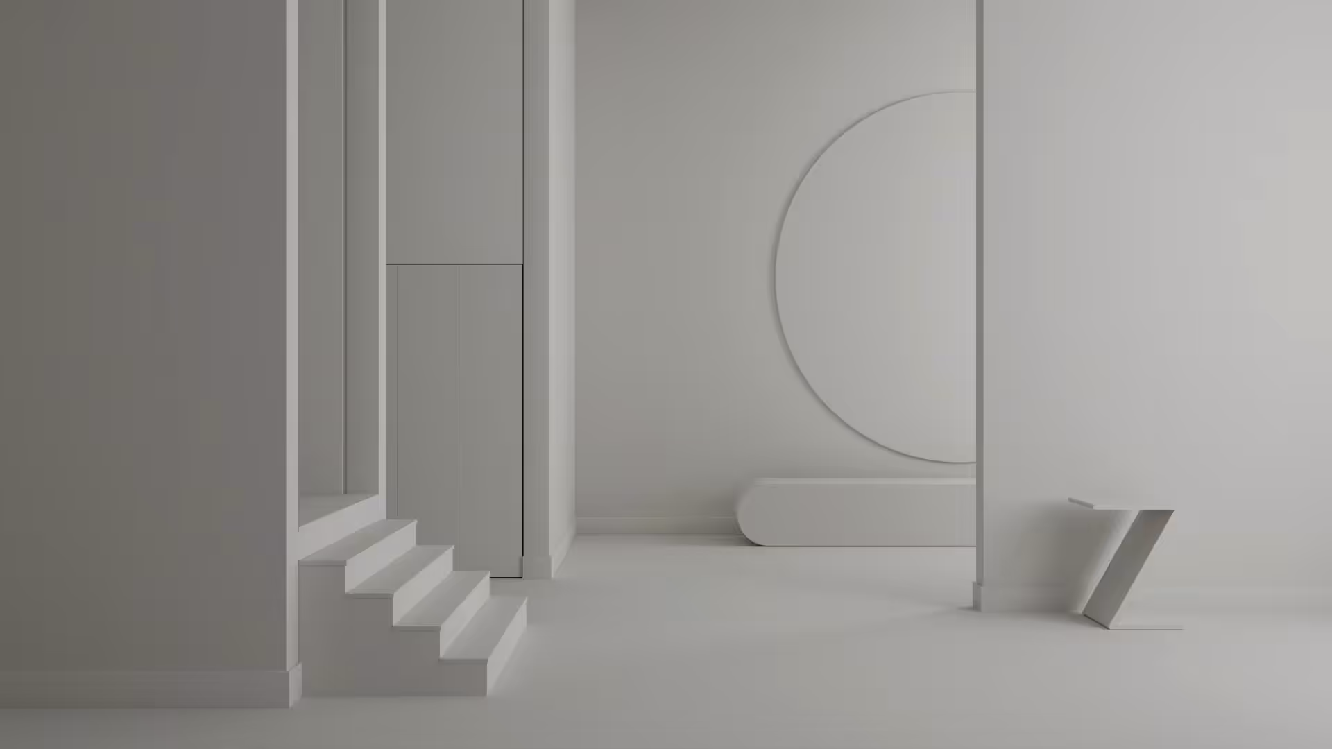 living space painted in benjamin moore colour 'sea salt' and shown in ambient light