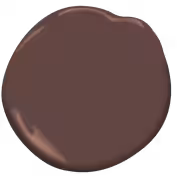 benjamin moore bison brown colour paint dollop
