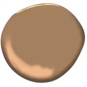 benjamin moore 'chowning's tan' colour paint dollop
